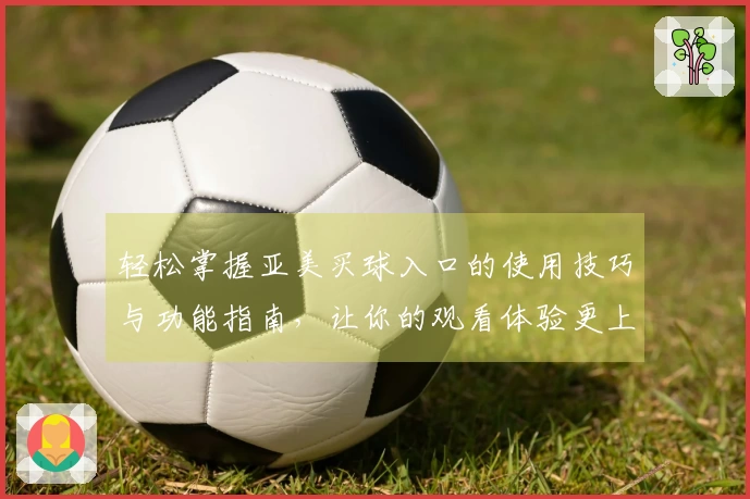轻松掌握亚美买球入口的使用技巧与功能指南，让你的观看体验更上一层楼