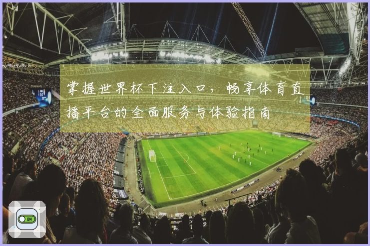 掌握世界杯下注入口，畅享体育直播平台的全面服务与体验指南