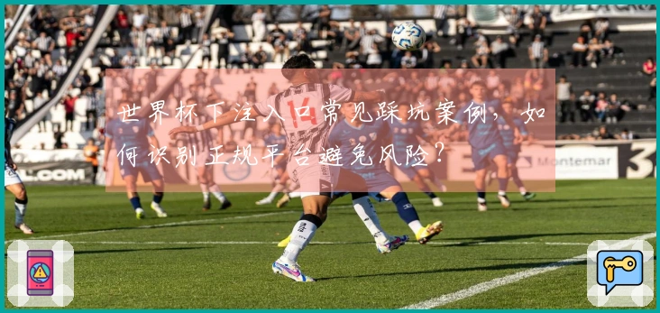 世界杯下注入口常见踩坑案例，如何识别正规平台避免风险？